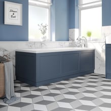 Park Lane Winchester Matt Blue Bath Panel 1700mm - Traditional Side MDF Price Comparisons | Compare The Build