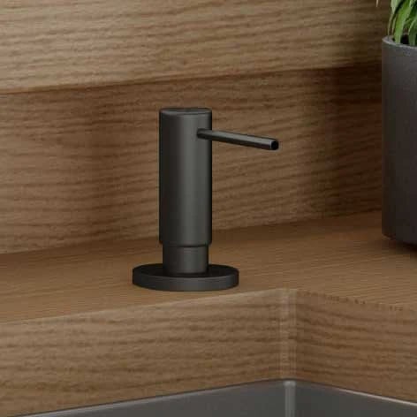 Insinkerator Integrated Kitchen Worktop Soap Dispenser - Black Velvet