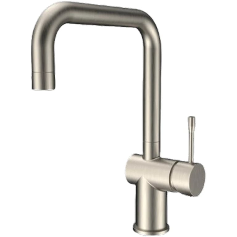 Clearwater Zodiac Brushed Nickel Angular Kitchen Mixer Tap