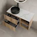 vitusso-fluted-wood-white-wall-hung-bathroom-vanity-unit-with-round-fluted-basin-black-1000mm