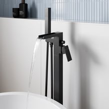 Architeckt Dakota Matt Black Freestanding Bath Shower Mixer Tap Price Comparisons | Compare The Build