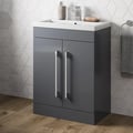 Artis Breeze Grey Gloss Bathroom Furniture