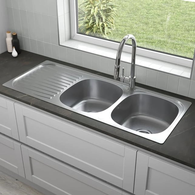 sauber-inset-double-bowl-stainless-steel-kitchen-sink-left-hand-drainer-rectangular