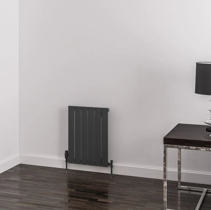 Solaro Single Panel 600 x 440mm Designer Aluminium Radiator Ma