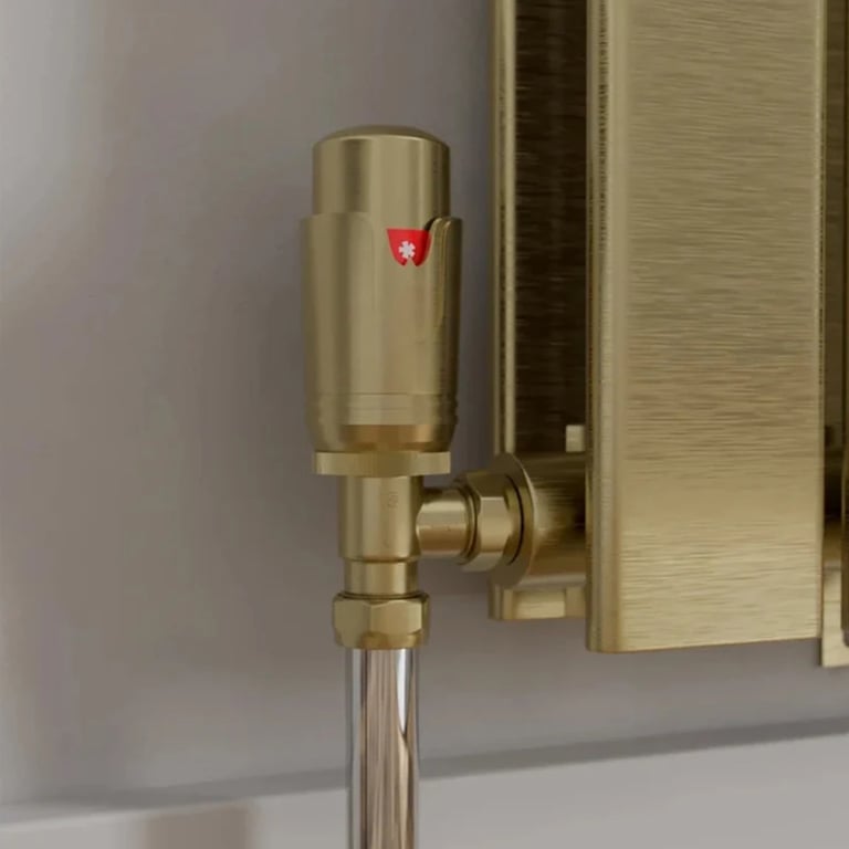 Brushed Brass Radiator Valve Collection