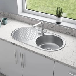 sauber-inset-single-bowl-stainless-steel-kitchen-sink-left-hand-drainer-round