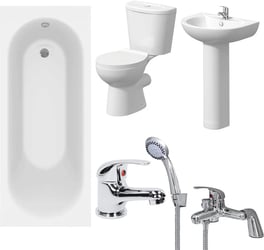 essentials-bathroom-suite-with-single-ended-bath-and-taps-1600mm