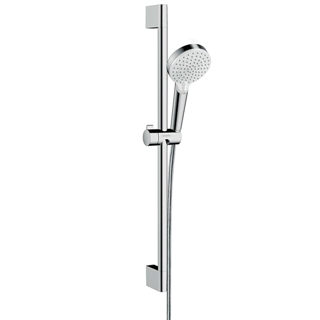 hansgrohe-crometta-vario-shower-handset-with-riser-kit-white-chrome-26532400