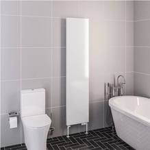 Solaro Wingrave 1800 x 410mm Flat Panel Radiator - Gloss White Price Comparisons | Compare The Build