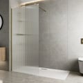 Brushed Brass Wet Room Screen Collection