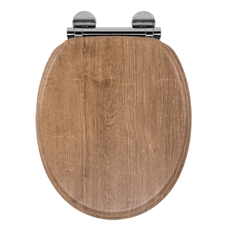 Croydex WL610477H - Sedile WC Molvena, effetto noce