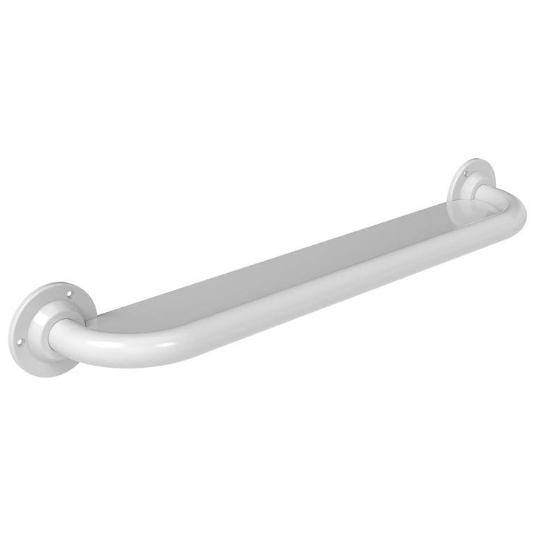 Fitzroy of London Style Straight Grab Rail White 240060/WH