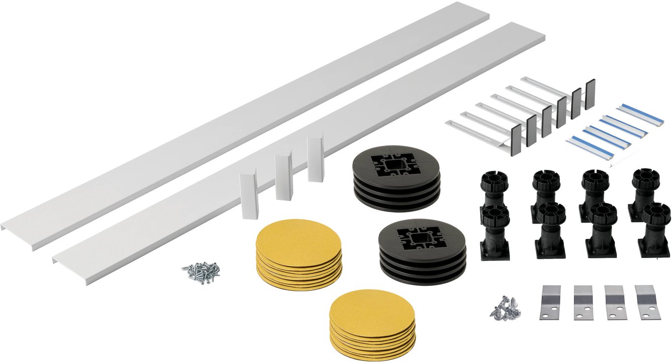 Podium Easy Plumb Panel Riser Kit for Square and Rectangle Shower