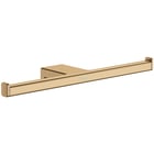 hansgrohe-addstoris-double-toilet-roll-holder-brushed-bronze