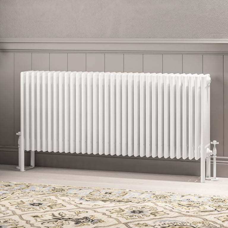 Eastlake Imperia 600 x 1460mm Traditional 6 Column Radiator White