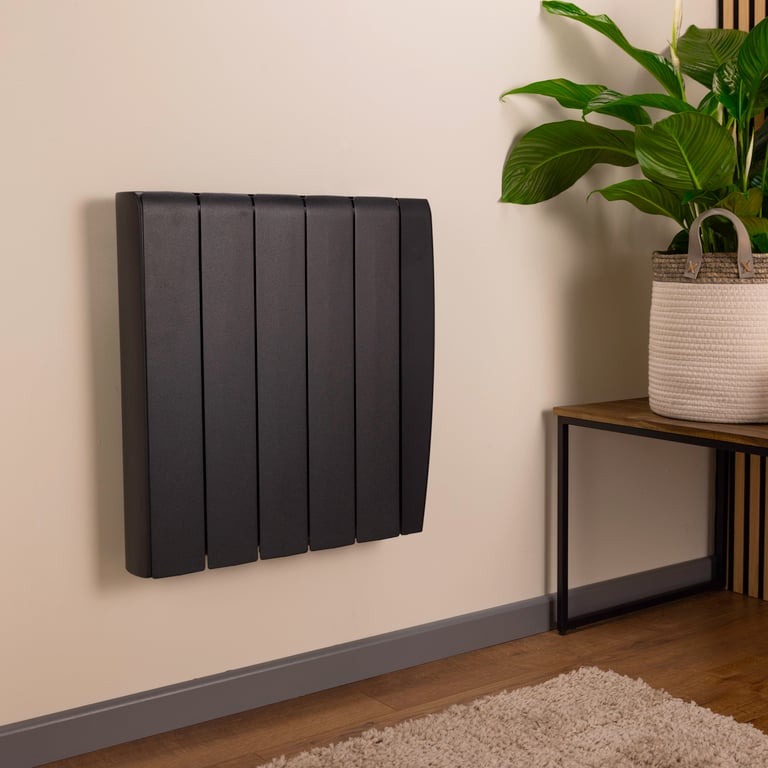 TCP Smart 700W Black Ceramic Electric Radiator