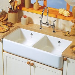 shaws-classic-double-bowl-ceramic-kitchen-sink-white-1000mm