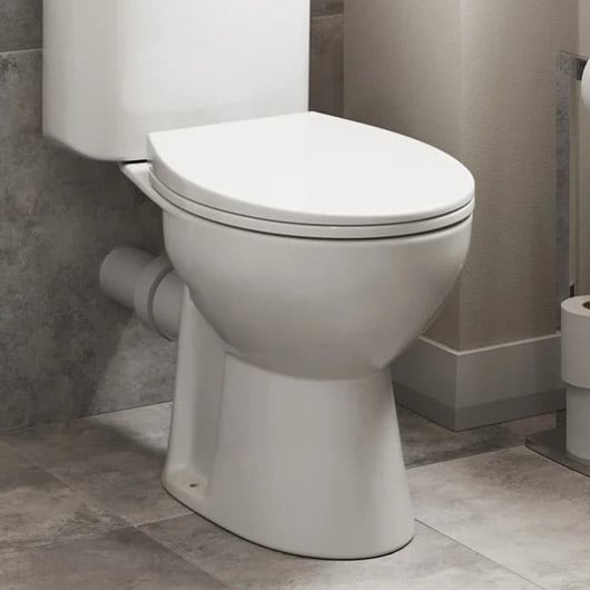Twyford 3D Soft Close Toilet Seat And Cover With Top Fix Chrome Hinges