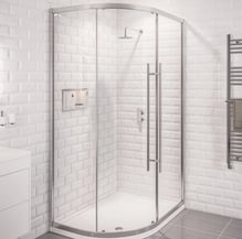 Clario Vantage 2000 Offset Quadrant Shower Enclosure 1100 x 760mm - Chrome Price Comparisons | Compare The Build