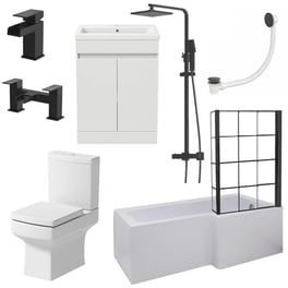 affine-royan-black-bathroom-suite-with-l-shape-shower-bath-1700-artis-vanity-unit-right-hand