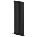 park-lane-traditional-vertical-colosseum-double-bar-column-radiator-black-1600-x-560mm