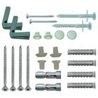 Essentials Basin and Toilet Fixing Pack - Side