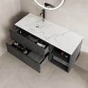 vitusso-fluted-black-white-wall-hung-bathroom-vanity-unit-with-round-glass-basin-1200mm