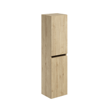 Scudo Aubrey Davos Oak Tall Bathroom Storage Cabinet 1200 x 300mm Price Comparisons | Compare The Build