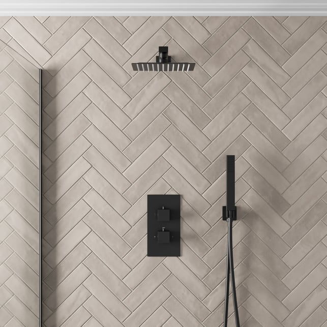 merano-thermostatic-dual-square-concealed-mixer-shower-black-wall-fed