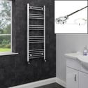 Duratherm Heated Towel Rail 1200 x 600mm Flat Manual