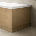 Ceramica Oak Bath End Panel 700mm