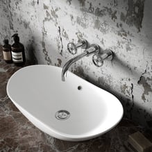 Hudson Reed Revolution Chrome Wall Mounted Basin Mixer Price Comparisons | Compare The Build