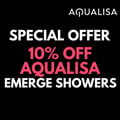 10% off Aqualisa eMerge Showers