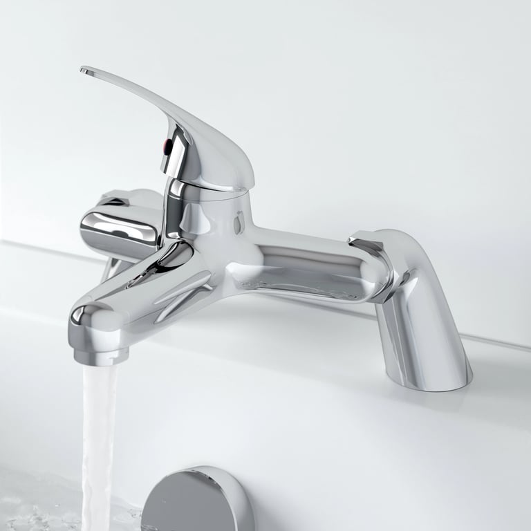 Essentials Bath Mixer Tap in Chrome