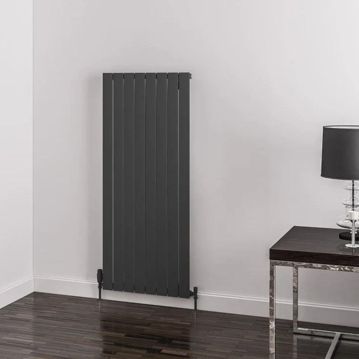 Solaro Single Panel 1400 x 588mm Designer Aluminium Radiator Mat