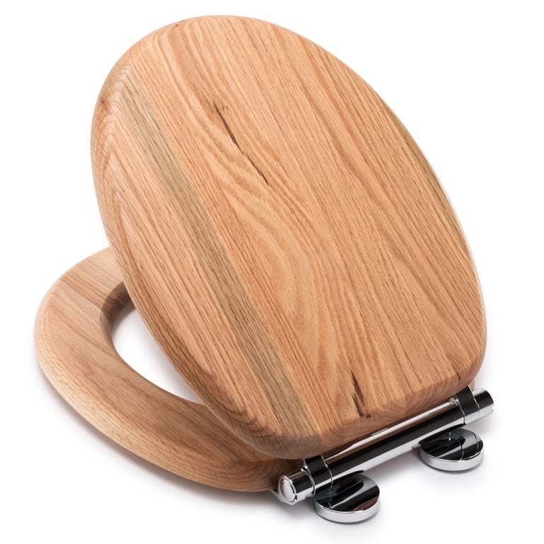 Sedile WC Chicago Bemis In Legno Modellato, Colore Crema - Caldo Al Tatto E Facile Da Installare - 2