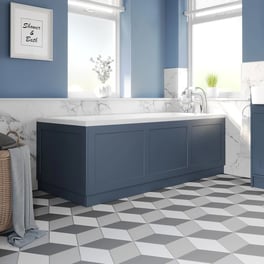 Blue Bath Panels