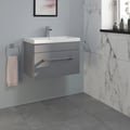 Grey Wall Hung Bathroom Vanity Units