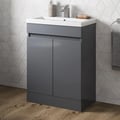 Artis Centro Grey Gloss Bathroom Furniture