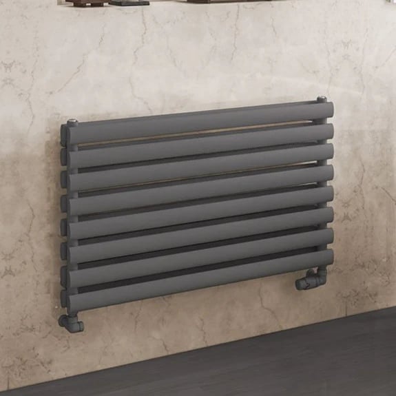 Solaro Tunstall 560 x 1000mm Double Panel Heated Towel Radiator - Matt ...