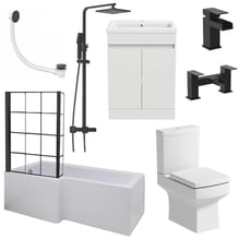 Complete Bathroom Suites with Vanity Unit Price Comparisons | Compare The Build