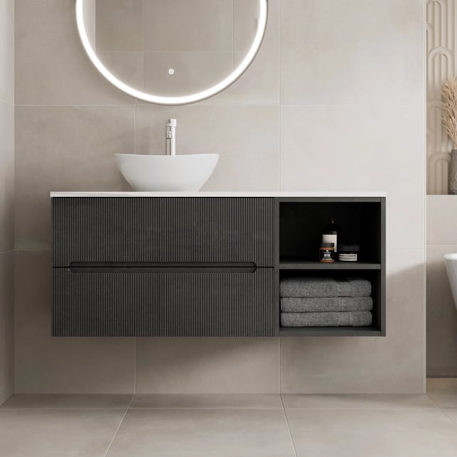 vitusso-fluted-black-white-wall-hung-bathroom-vanity-unit-with-oval-basin-white-1200mm