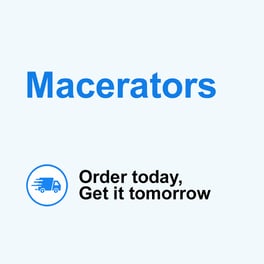 Next-Day Delivery Macerators