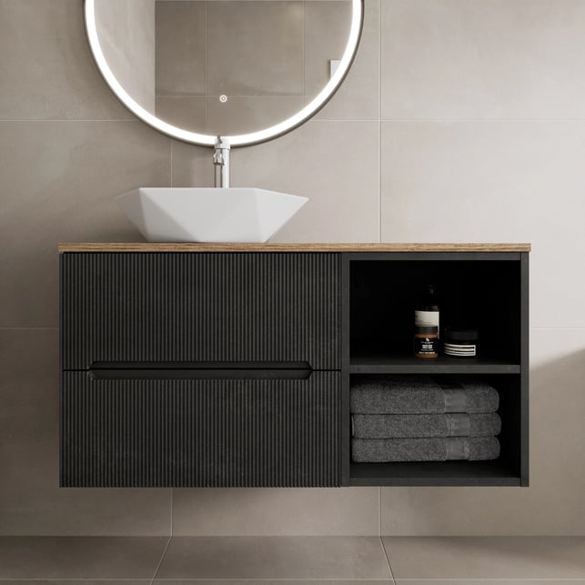 vitusso-fluted-black-oak-wall-hung-bathroom-vanity-unit-with-geometric-basin-1000mm