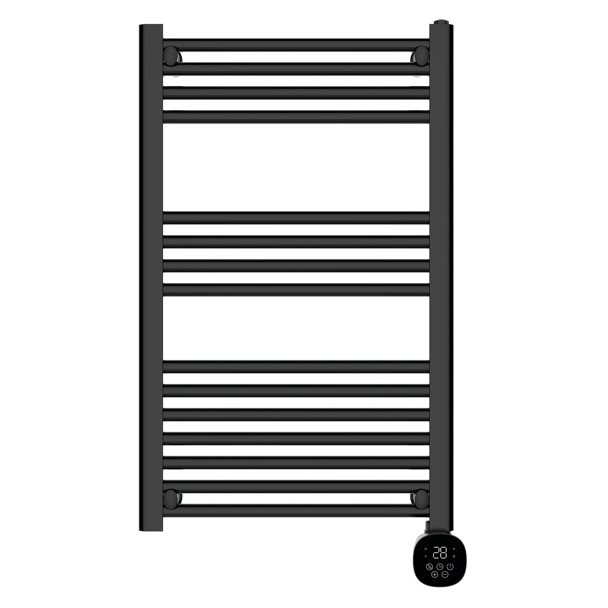 TCP Smart WiFi Electric Heated Towel Rail 800 x 500mm Black