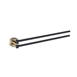 aquari-catania-wall-hung-double-split-towel-rail-black-and-gold