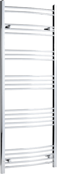 Duratherm Heated Towel Rail 1600 x 600mm Curved Thermostatic