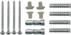 Essentials Basin To Wall/ Pedestal To Floor Fixing Kit