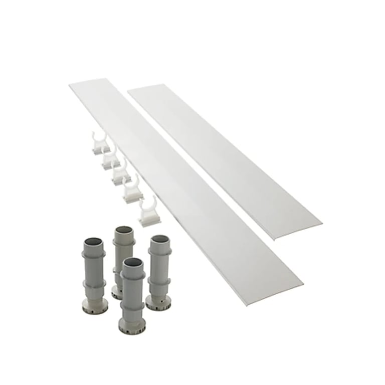 Mira Flight Square 'Easy Plumb' Riser Kit 900mm - 1.1570.130.WH