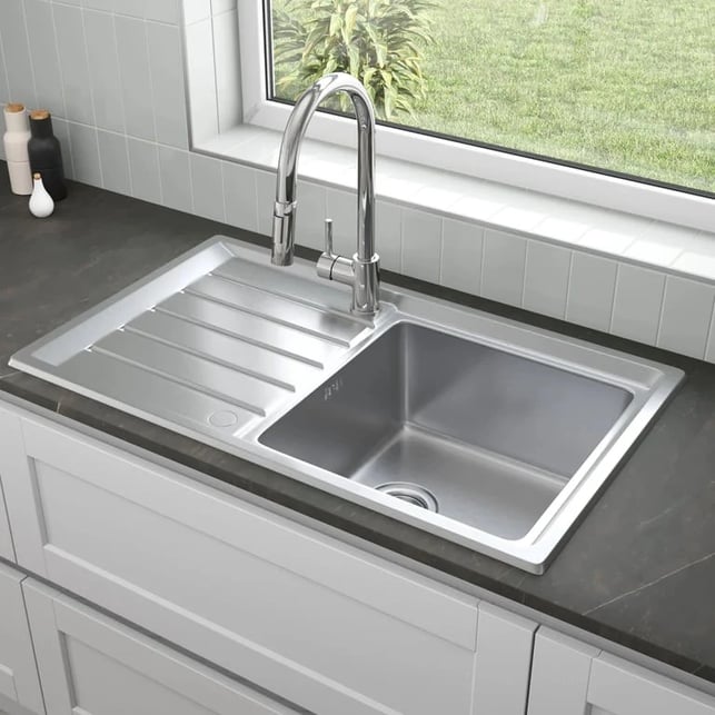 sauber-inset-single-bowl-stainless-steel-kitchen-sink-left-hand-drainer-square